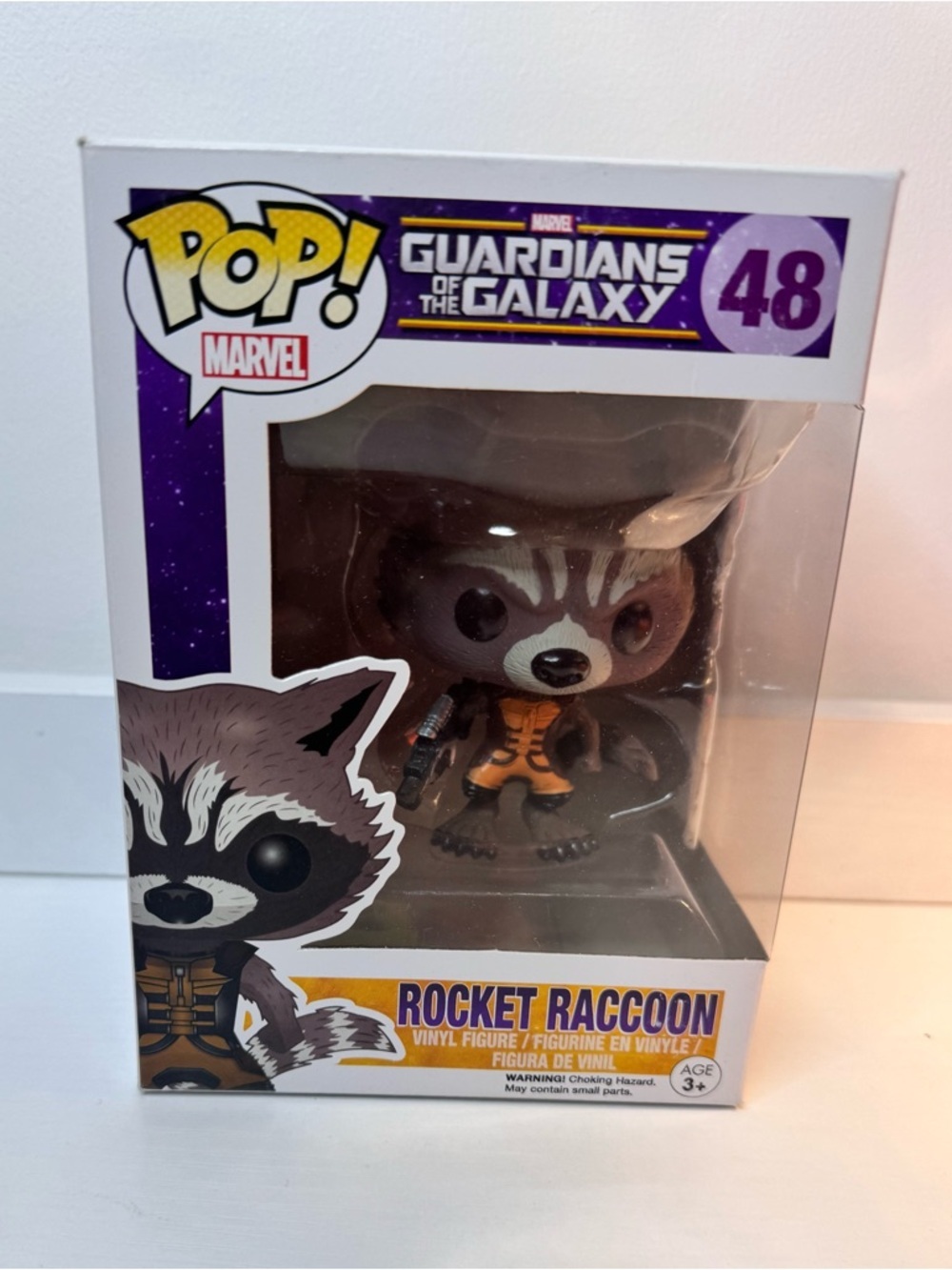 Funko Rocket Raccoon Pop! Vinyl Figure - Brown & Orange